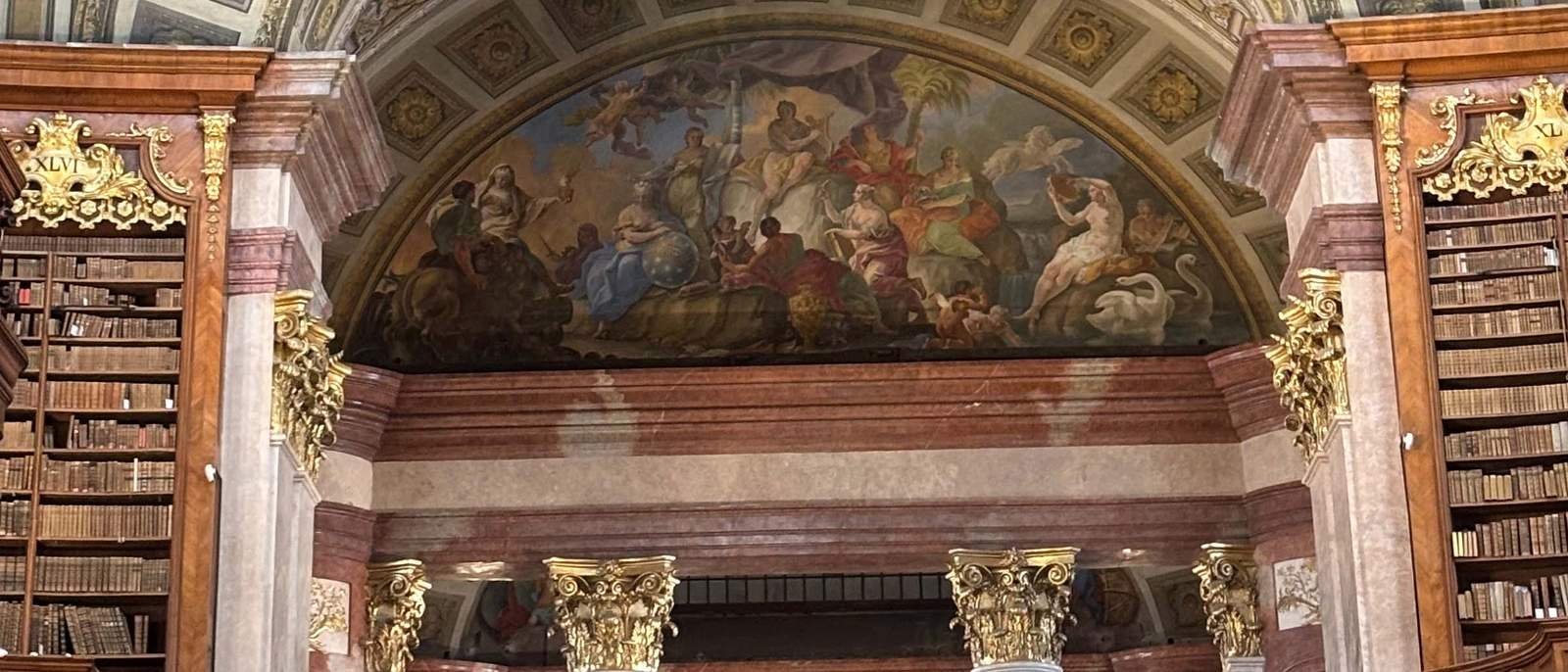 Visita guiada por la Biblioteca Nacional de Austria