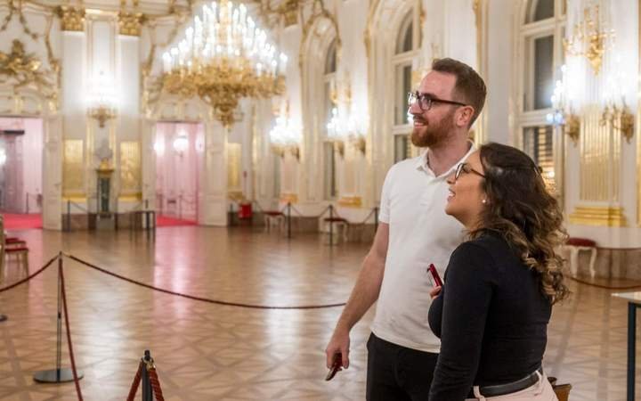 Palacio Schönbrunn con cena y concierto